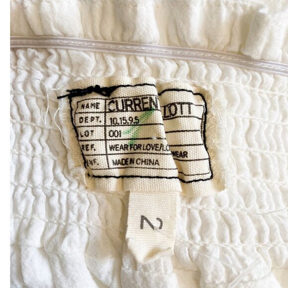 Current/Elliot Madeline' Cold Shoulder Dress, Size 2, White‎ Cotton - Picture 8 of 9